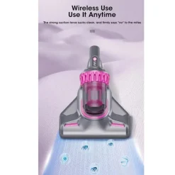 ASPIRAPOLVERE SENZA SACCO FILI SCOPA RICARICABILE 4 IN 1 ACARI PAVIMENTI IP-T008