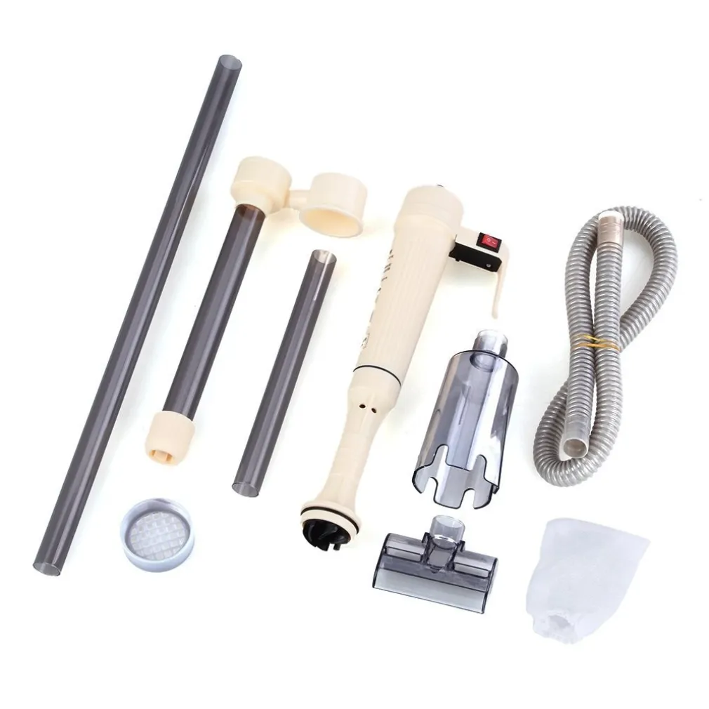 ASPIRARIFIUTI SPORCIZIA MANUTENZIONE PULIZIA FONDO SVUOTA ACQUARIO ELETTRICO