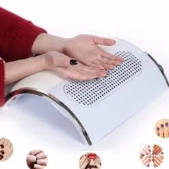 ASPIRATORE 3 VENTOLE CROMO POLVERE POLVERI RICOSTRUZIONE UNGHIE NAIL ART CUSCINO