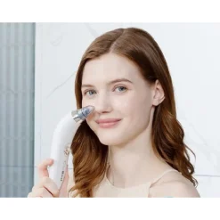 ASPIRATORE FACCIALE RIMOZIONE PUNTI NERI PULIZIA DEL VISO PORI 4 TESTINE TX-9527