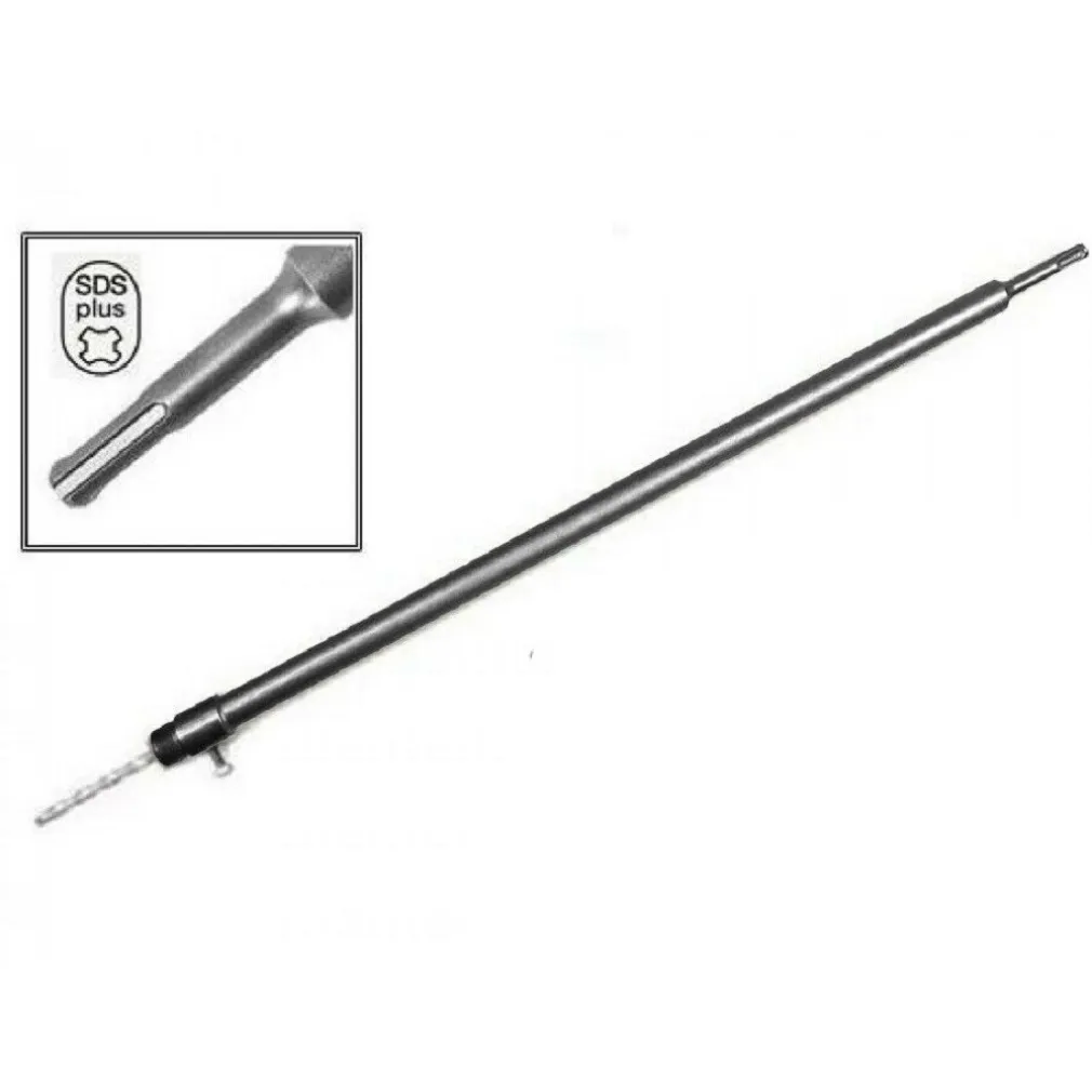 ASTA IN ACCIAIO PER FRESA A TAZZA CAROTATRICE CON ATTACCO SDS MAX O SDS PLUS CM