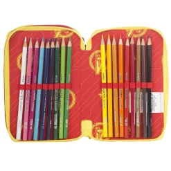 ASTUCCIO COMPLETO 3 ZIP AVENGERS SUPEREROI ACCESSORIATO BAMBINI SCUOLA ELEMNTARE