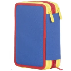 ASTUCCIO COMPLETO 3 ZIP AVENGERS SUPEREROI ACCESSORIATO BAMBINI SCUOLA ELEMNTARE