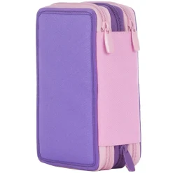 ASTUCCIO COMPLETO 3 ZIP FROZEN ELSA ANNA ACCESSORIATO BAMBINE SCUOLA