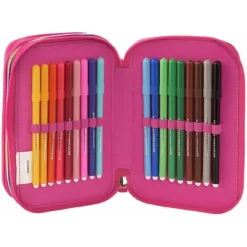 ASTUCCIO CORREDO 3 ZIP RAINBOW HIGH CON PENNA FRIXION SCUOLA PORTA PASTELLI