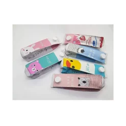 ASTUCCIO PORTA TRUCCO LATTE POCHETTE PORTAPENNE PASTELLI MATITE COSMETICI ZIP