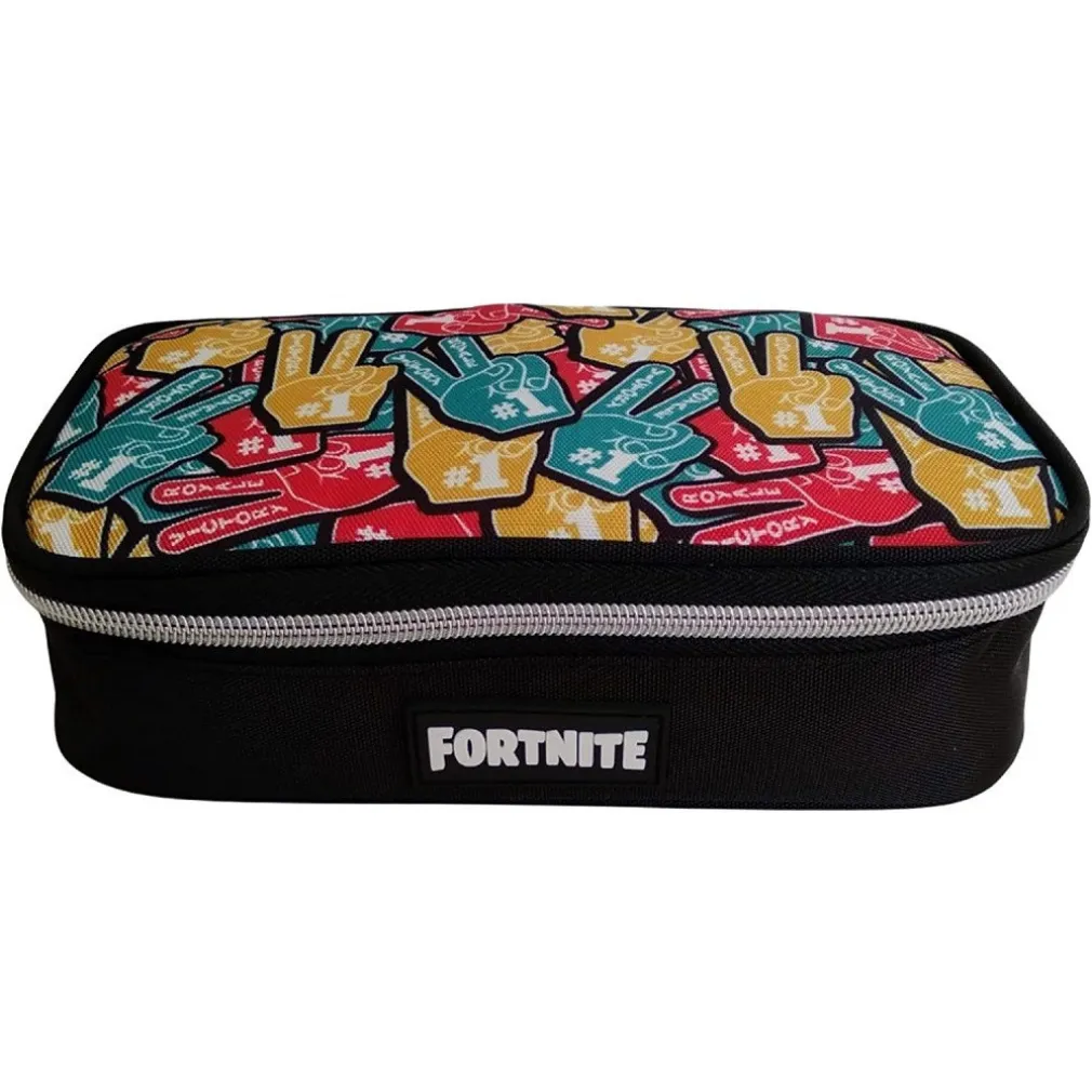 ASTUCCIO PORTAPENNE RETTANGOLARE ORGANIZZATO FOAM FINGERS FORTNITE LARGE SCUOLA