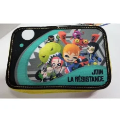 ASTUCCIO SCUOLA 3 ZIP JOIN LA RESISTANCE MUTANT BUSTERS COMPLETO GIOTTO FRIXION