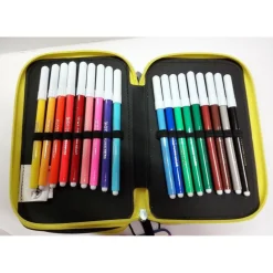 ASTUCCIO SCUOLA 3 ZIP JOIN LA RESISTANCE MUTANT BUSTERS COMPLETO GIOTTO FRIXION