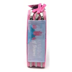 ASTUCCIO SCUOLA 3D PRINCIPESSE CENERENTOLA RAPUNZEL ARIEL DISNEY 3 ZIP CERNIERE