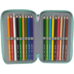 ASTUCCIO SCUOLA MINNIE MOUSE MULTISCOMPARTO 3 ZIP PENNARELLI GIOTTO 20X13X6CM