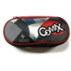 ASTUCCIO SCUOLA OVALE COMIX FLASH ORGANIZZATO PORTAPENNE 22 X 5 X 7 CM ROSSO NERO