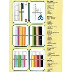 ASTUCCIO TOPOLINO MICKEY MOUSE DISNEY 3 ZIP 20x13x6.5CM SCOMPARTO ACCESSORIATO SCUOLA