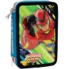 ASTUCCIO TRIPLO 3 SCOMPARTI ZIP 3 PIANI SCUOLA POWER PLAY PORTAPASTELLI