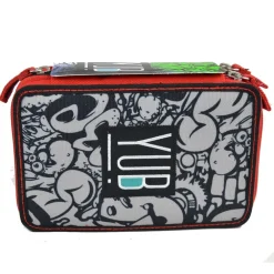 Astuccio 3ZIP Accessoriato Completo YUB Seven Originale Svalvolati Scuola Grigio