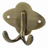 ATTACCAPANNI APPENDI ABITI ASCIUGAMANI PARETE OTTONE ANTICO 1 POSTO DOPPIO 52913