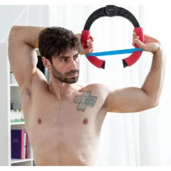 ATTREZZO REGOLABILE PER ESERCITARE BRACCIA CON RESISTENZA MANUALE PER ESERCIZI