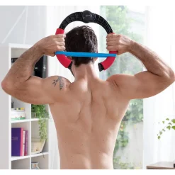 ATTREZZO REGOLABILE PER ESERCITARE BRACCIA CON RESISTENZA MANUALE PER ESERCIZI