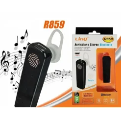 AURICOLARE CUFFIA STEREO BLUETOOTH PER SMARTPHONE TABLET TOUCH ANDROID IOS R859