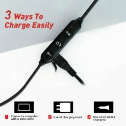 AURICOLARI BLUETOOTH MAGNETICI CUFFIE SPORTIVE WIRELESS STEREO XT-6 FITNESS