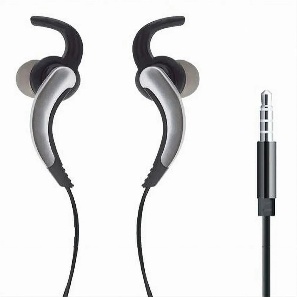 AURICOLARI CON CAVO 1.2MT CUFFIE AUX3.5MM ORECCHIO MICROFONO SMARTPHONE AU-6T007