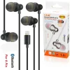 AURICOLARI CUFFIE BLUETOOTH STEREO FILO 1.2MT CON MICROFONO MP3 LIGHTNING V9522