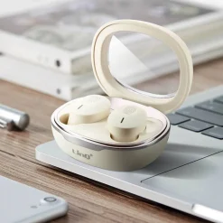 AURICOLARI CUFFIE BLUETOOTH WIRELESS AUTONOMIA 8H CUSTODIA DI RICARICA S68-PRO