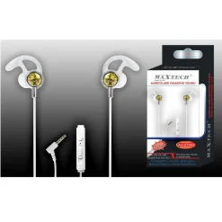 AURICOLARI CUFFIE DIAMOND SOUND PER SMARTPHONE MICROFONO DA VIAGGIO MAXTECH AU-5T003