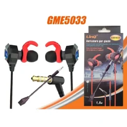 AURICOLARI CUFFIE GAMING JACK 3,5MM CONSOLE PC PER GIOCHI CON MICROFONO GME5033