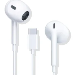 AURICOLARI CUFFIE IN-EAR STEREO VIVAVOCE CON PRESA TYPE-C PER SMARTPHONE Q-RS8