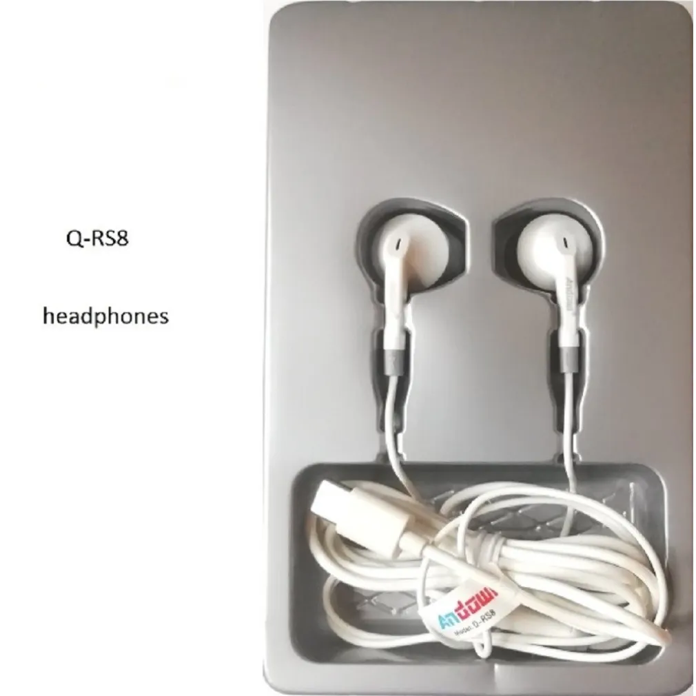 AURICOLARI CUFFIE IN-EAR STEREO VIVAVOCE CON PRESA TYPE-C PER SMARTPHONE Q-RS8