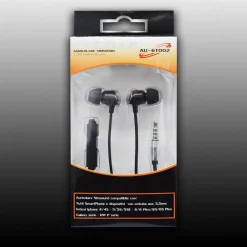 AURICOLARI CUFFIE MUSICA CON FILO MICROFONO PER CELLULARI SMARTPHONE SIMSOUND MAXTECH AU-6T002