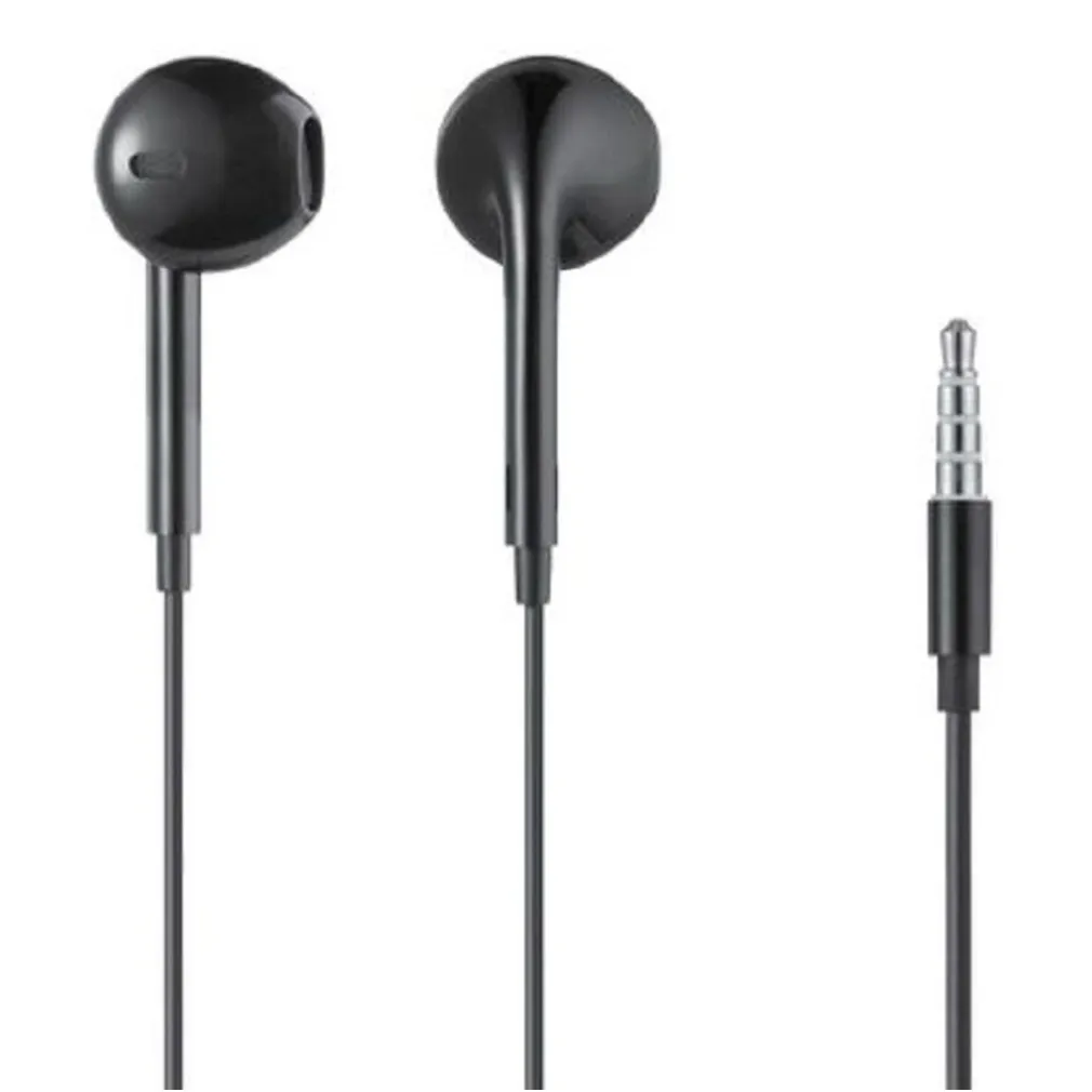 AURICOLARI CUFFIE ORECCHIO PER SMARTPHONE MICROFONO DA VIAGGIO PORTATILI MAXTECH AU-2T003