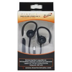 AURICOLARI MAXTECH CUFFIE CON MICROFONO ORECCHIO SMARTPHONE PORTATILI  AU-6T008