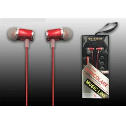 AURICOLARI ORECCHIE CUFFIE PER SMARTPHONE MICROFONO CON FILO VOLUME MAXTECH AU-1G003