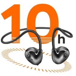 AURICOLARI SPORTIVI CONDUZIONE OSSEA CUFFIE BLUETOOTH SENZA FILI HI8 ANDROID IOS