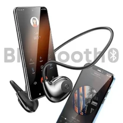 AURICOLARI SPORTIVI CONDUZIONE OSSEA CUFFIE BLUETOOTH SENZA FILI HI8 ANDROID IOS