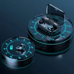 AURICOLARI SPORTIVI WIRELESS TWS CUFFIE BLUETOOTH 5.1 IMPERMEABILI SUONO AD ALTA FEDELTÀ