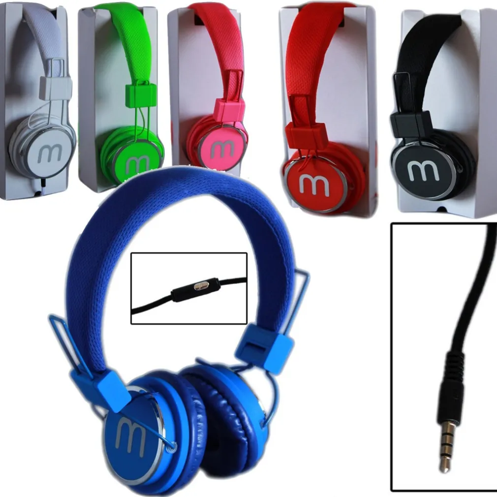 AURICOLARI STEREO CUFFIE SY-872 AUDIO MICROFONO MP3 SMARTPHONE CELLULARE