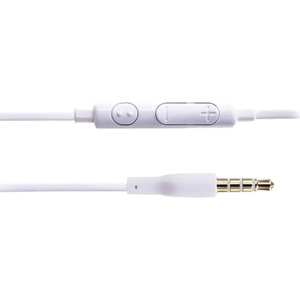 AURICOLARI STEREO PER SAMSUNG GALAXY A52S 5G CON CONTROLLO VOLUME MICROFONO BIANCO