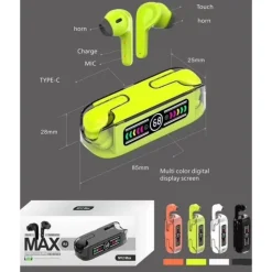 AURICOLARI WIRELESS BLUETOOTH IN-EAR DESIGN SOTTILE AIR BUDS TOUCH IPX4 IMPERMEABILE