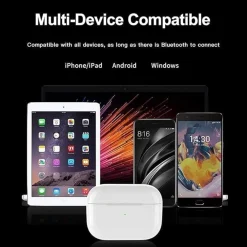 AURICOLARI WIRELESS CANCELLAZIONE DEL RUMORE CUFFIE BLUETOOTH IMPERMEABILE IPX7