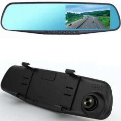 AUTO REARVIEW SPECCHIETTO DVR TELECAMERA FULL HD 1080P 2.3 "LCD PER RETROCAMERA