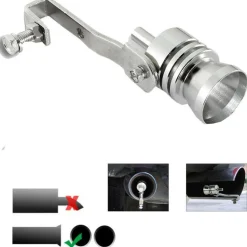 AUTO TUNING KIT EFFETTO TURBO FISCHIO MARMITTA TERMINALE TURBINA SUONO