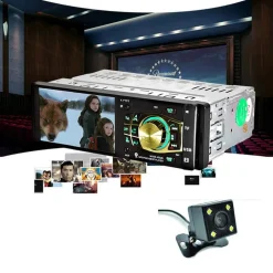 AUTORADIO AUTO MP5 PLAYER TELECAMERA BLUETOOTH RADIO AUDIO VIDEO TF USB 4032B
