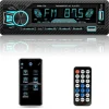AUTORADIO BLUETOOTH 5.1 VIVAVOCE 1 DIN AUX MP3 2 USB AM FM DISPLAY LCD 1801 24V