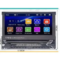 AUTORADIO CON MONITOR 7″ HD LETTORE MULTIMEDIALE PER AUTO 60WX4 BLUETOOTH CX-8225