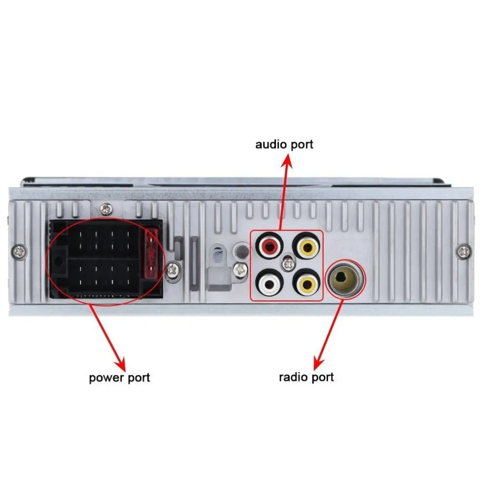 AUTORADIO DISPLAY LCD 3.6" HD USB SD AUDIO MP5-3310R PER TELECAMERA RETROMARCIA