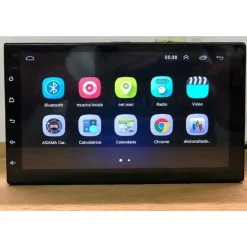 AUTORADIO DOPPIO DIN ANDROID 8.1 NAVIGATORE GPS MIRROR LINK BLUETOOTH STEREO