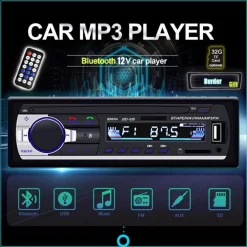 AUTORADIO LETTORE MP3 CA001B SISTEMA AUDIO AUTO UNIVERSALE 1 DIN BLUETOOTH AUX